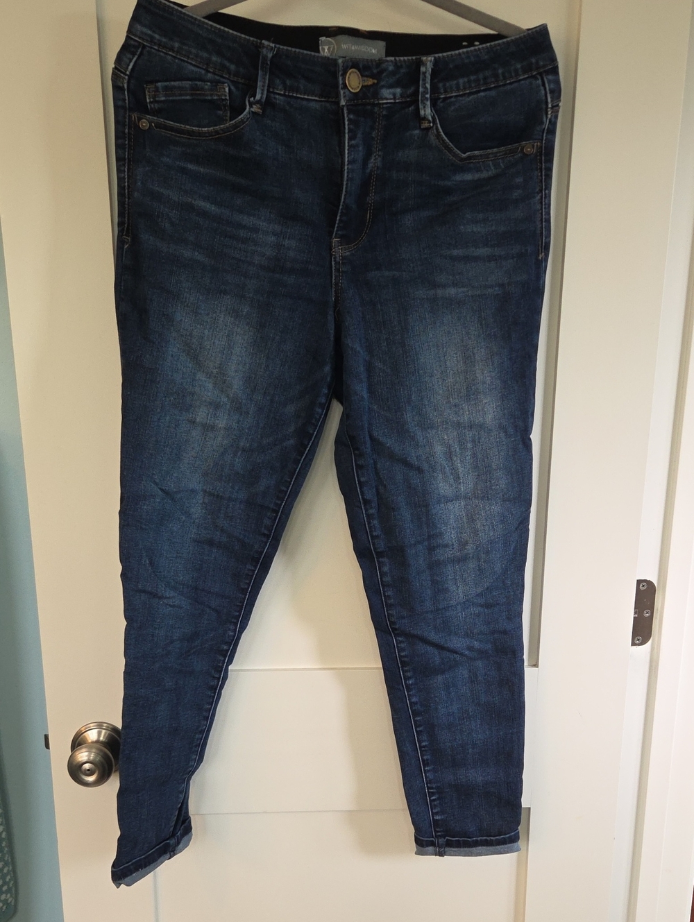 Wit & Wisdom Dark Blue Skinny Jeans